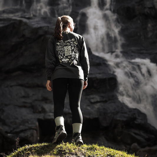 Bügelbild - peak tools (weiß)