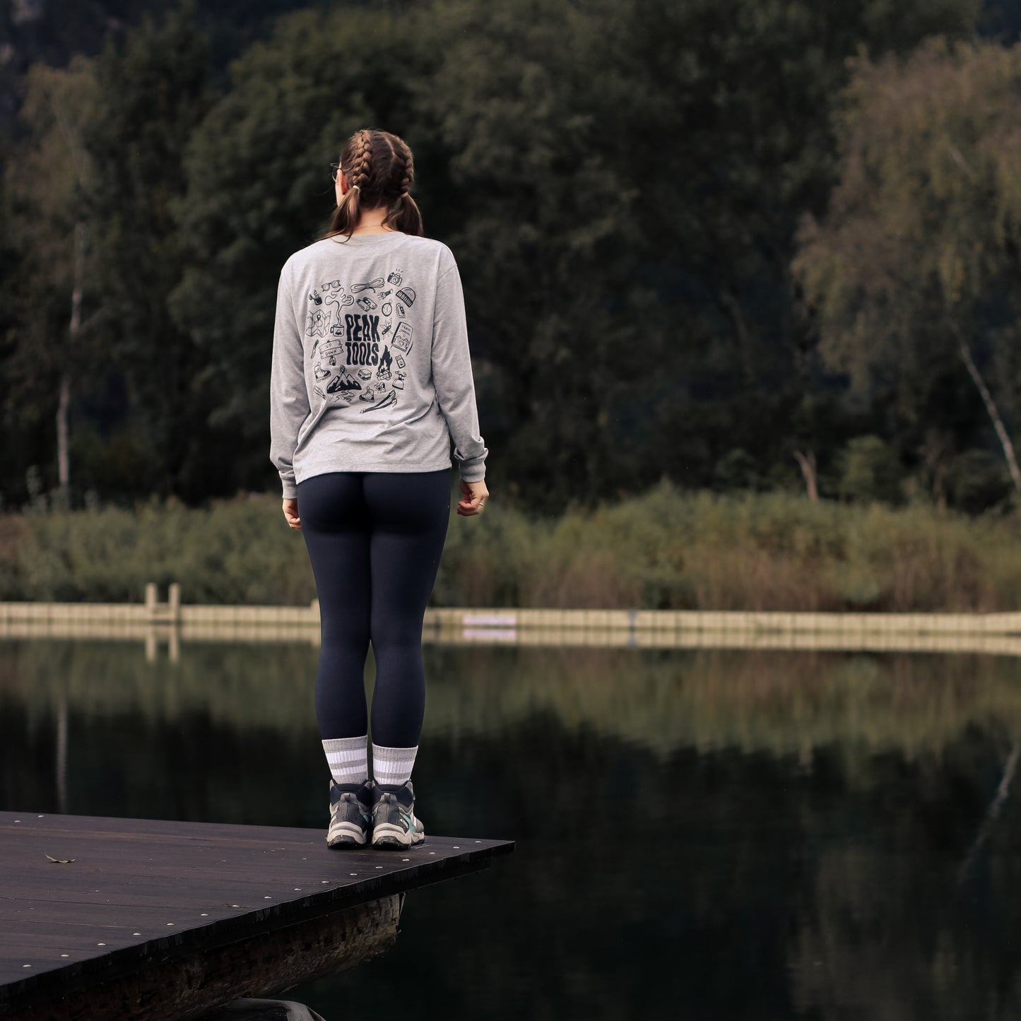 Bügelbild - peak tools (schwarz)